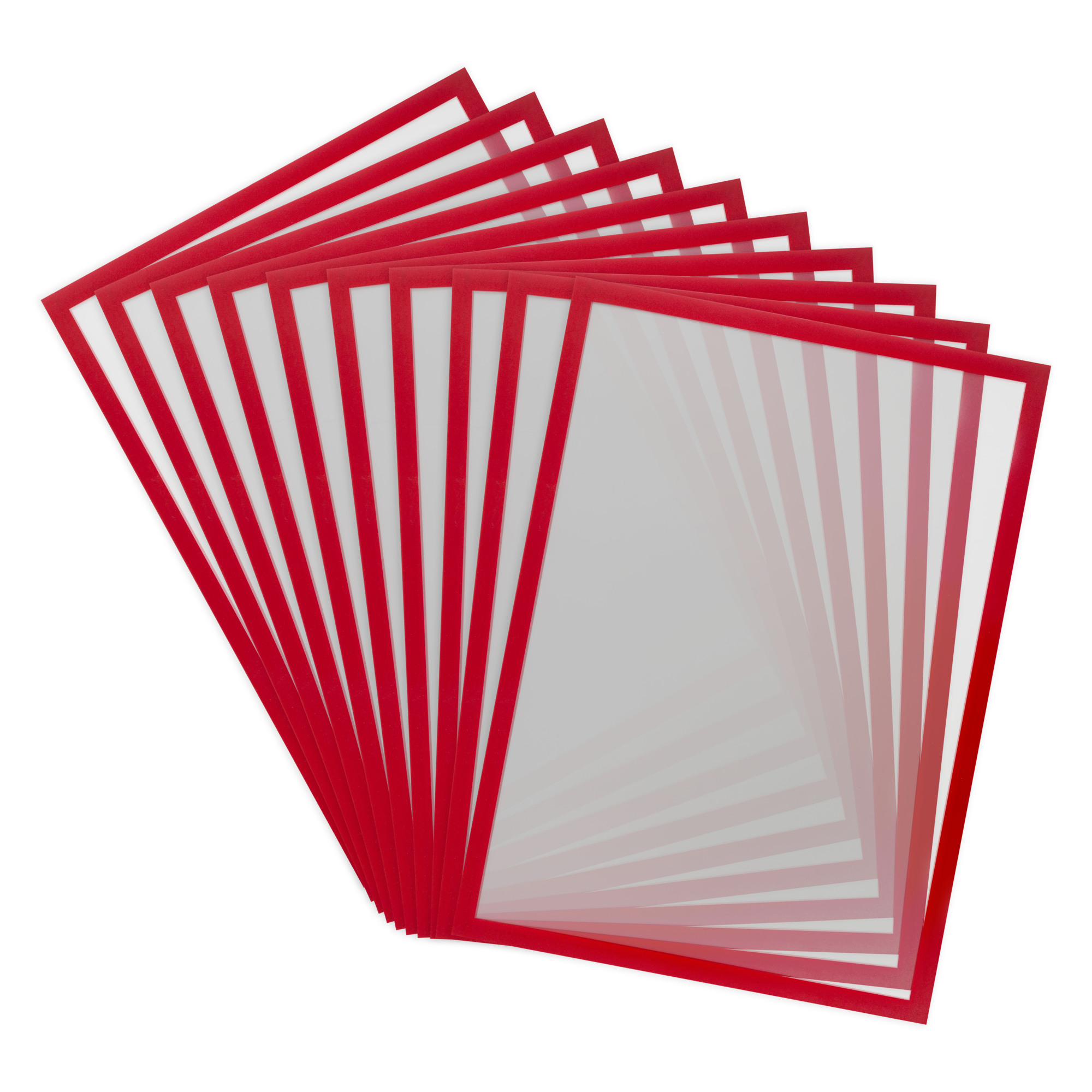 Tarifold, Magnetic Signage Frames, Red, 10/PK, Model# 195243